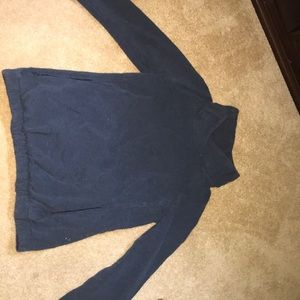 Lululemon turtle neck with rouched neck & pockets